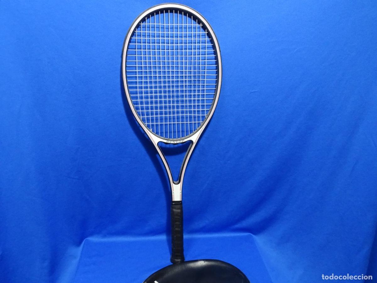 Coleccionismo deportivo: ANTIGUA RAQUETA EN GRAFITO DUNLOP PROFESIONAL SERIES CON FUNDA.