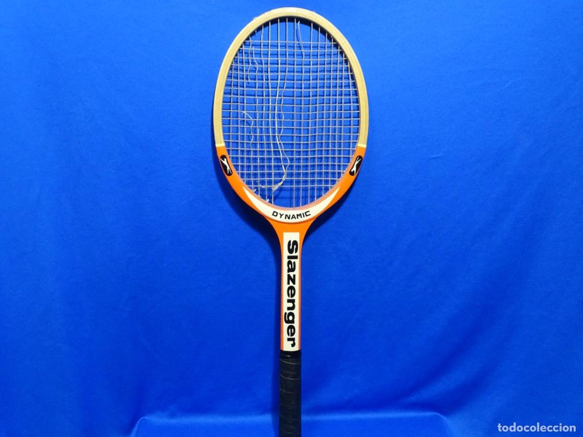 Coleccionismo deportivo: ANTIGUA RAQUETA EN MADERA DYNAMIC SZALENGER.