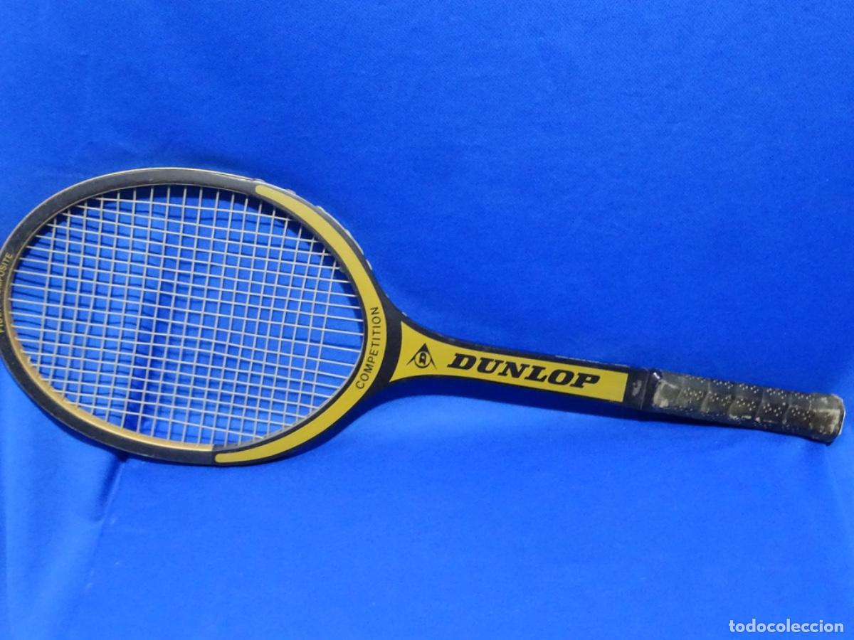 Coleccionismo deportivo: ANTIGUA RAQUETA FIBER COMPOSITE DUNLOP COMPETITION.