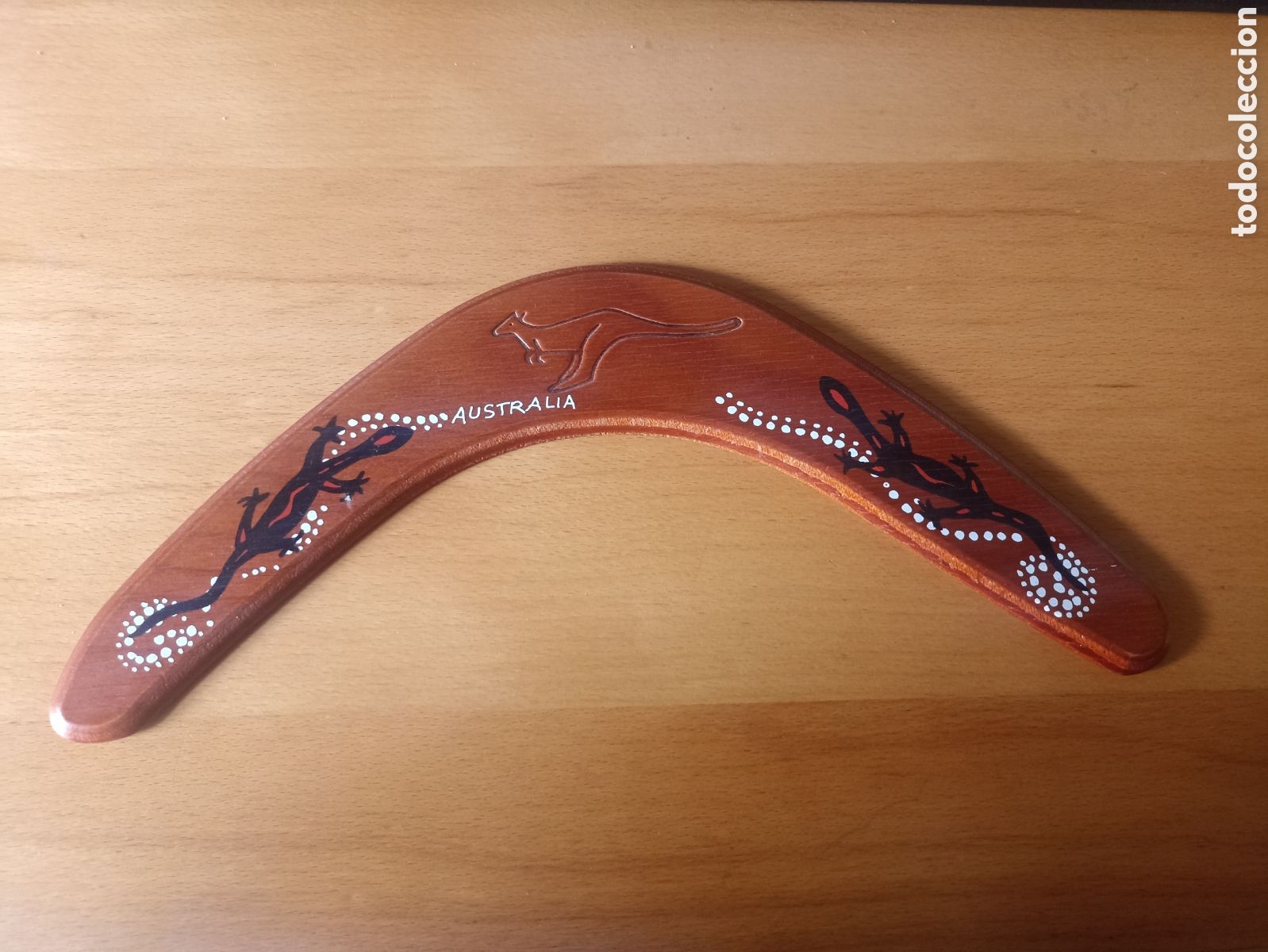 Coleccionismo deportivo: Boomerang Autralia con dibujos