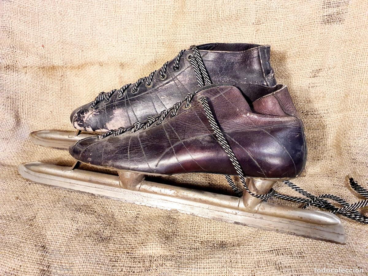 Coleccionismo deportivo: Patines de hielo de competici&oacute;n, a&ntilde;os 30.