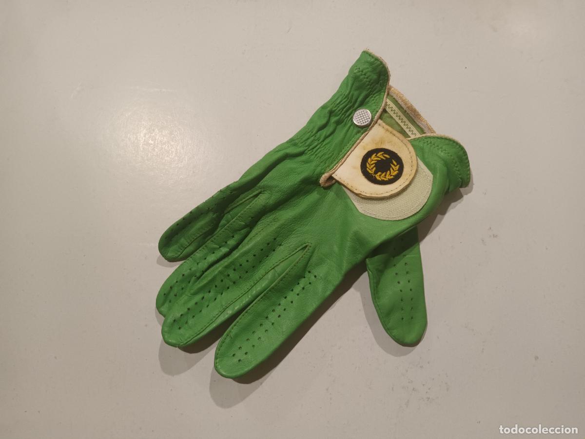 Coleccionismo deportivo: GUANTE GOLF FRED PERRY. RETRO VINTAGE. Marcaje bola