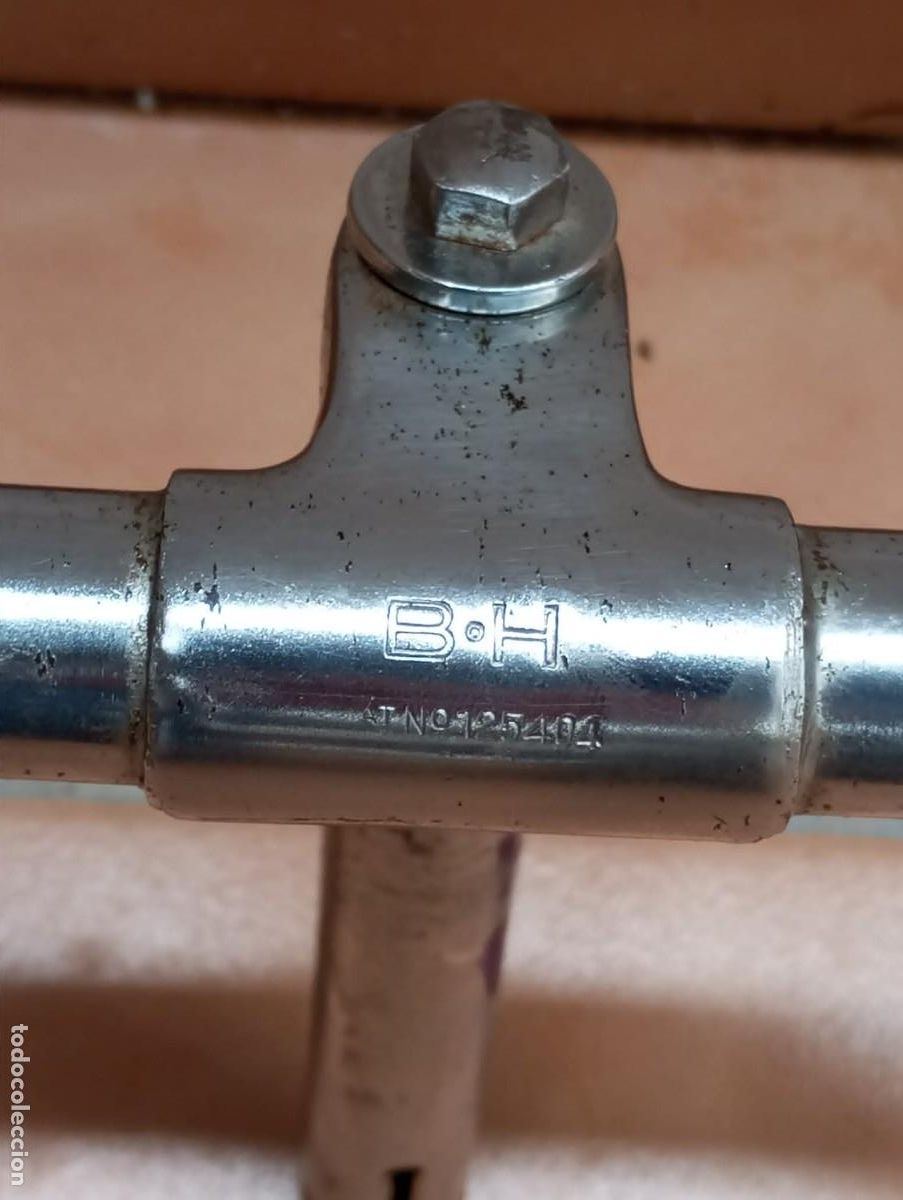 Coleccionismo deportivo: manillar bicicleta BH clasica, varillas, autentico coleccion