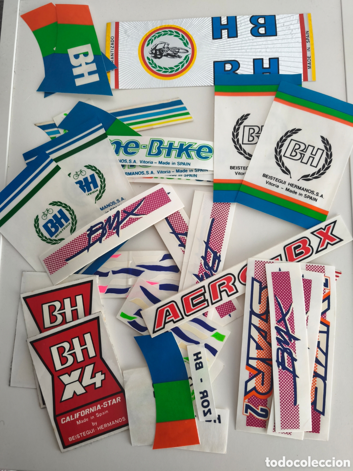 Coleccionismo deportivo: PEGATINAS ORIGINALES DE EPOCA BICICLETA - Foto 1