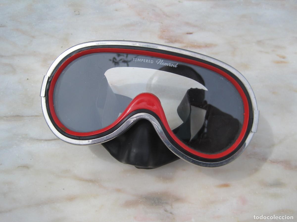Coleccionismo deportivo: GAFAS DE BUCEO NEMROD TEMPERED - SUBMARINISMO - MODELO SUPER LUX
