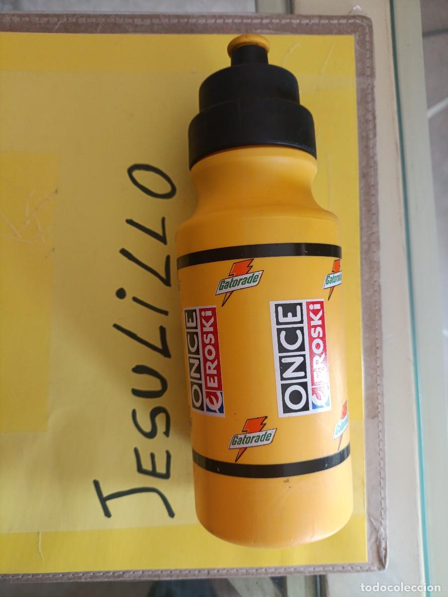 Coleccionismo deportivo: BOTELLA BID&Oacute;N EQUIPO CICLISTA ONCE EROSKI GATORADE CICLISMO