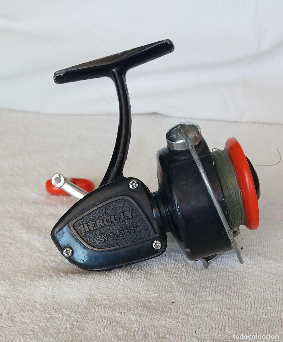 Coleccionismo deportivo: Carrete Herculy modelo 98P, a&ntilde;os 70, made in Corea. Ver la descripci&oacute;n y las fotos!