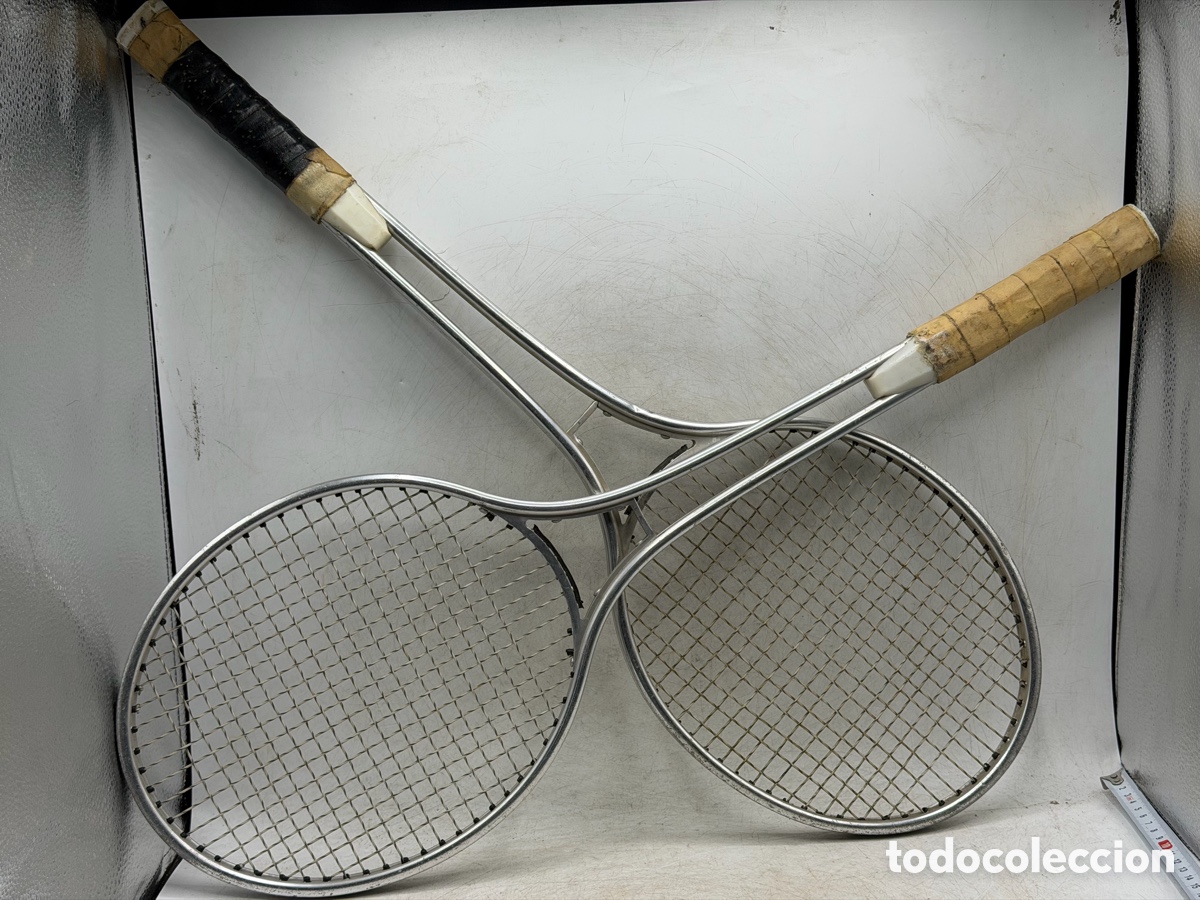 Sports collectibles: Pareja de Raquetas de Aluminio Vintage