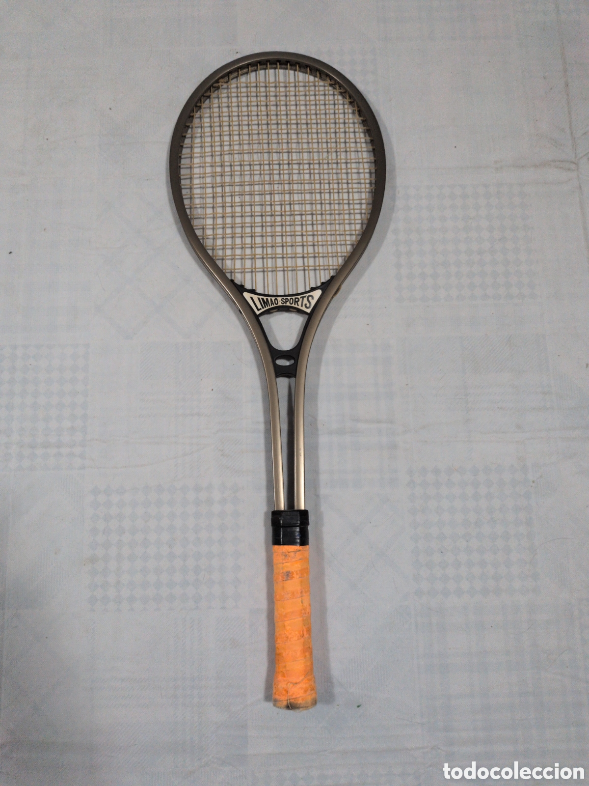 Coleccionismo deportivo: Raqueta de tenis vintage de aluminio Limao-Sports
