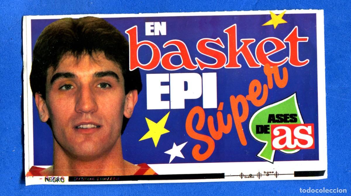 Collectionnisme sportif: PEGATINA EN BASKET EPI SUPER PERIODICO AS
