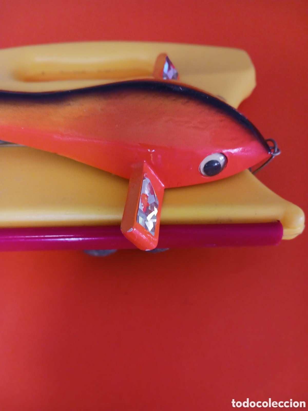 Coleccionismo deportivo: Aparejo de mano para pesca - Foto 2