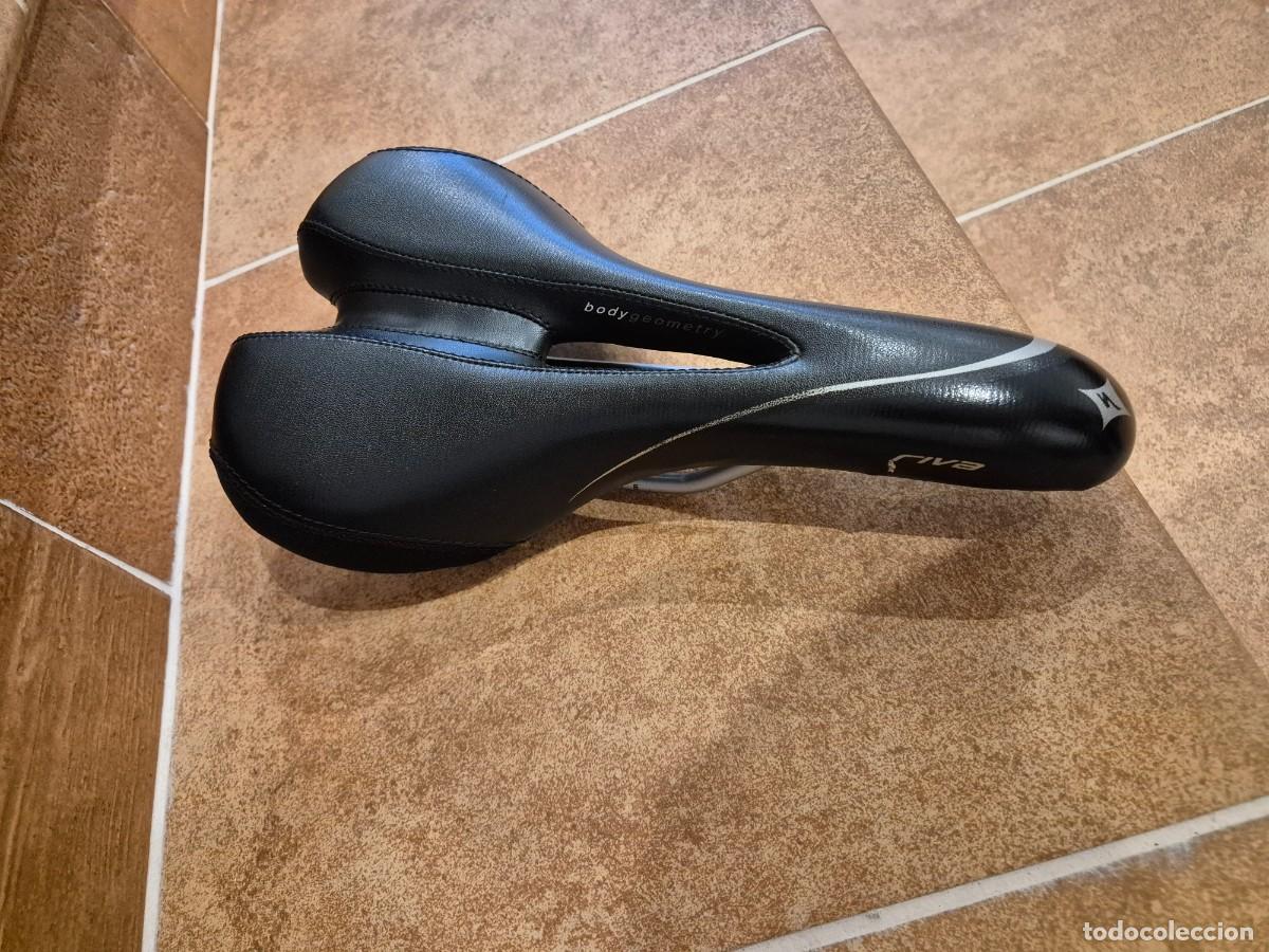 Coleccionismo deportivo: Sill&iacute;n Specialized Riva Body Geometry Negro - Foto 6