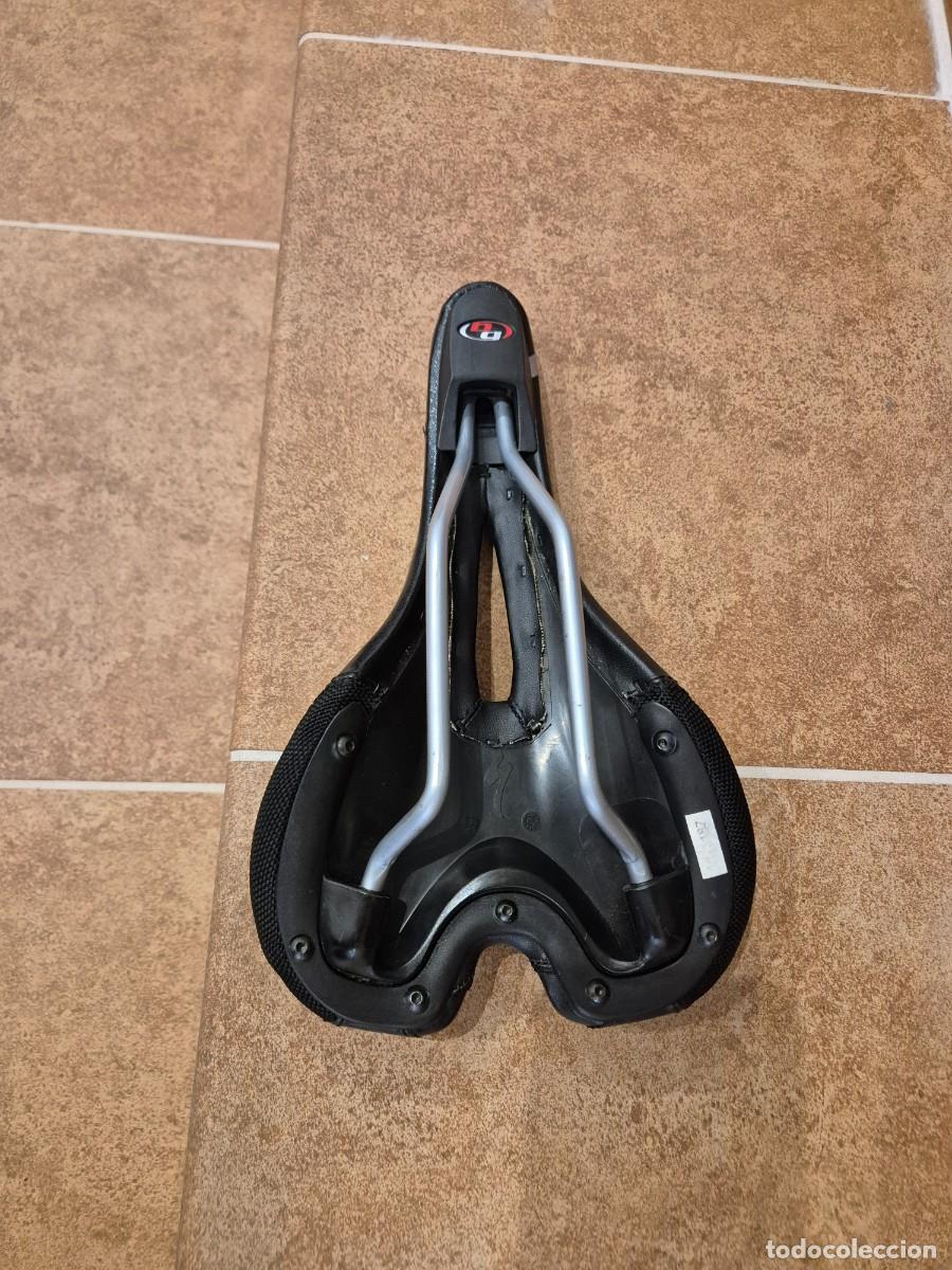 Coleccionismo deportivo: Sill&iacute;n Specialized Riva Body Geometry Negro - Foto 8
