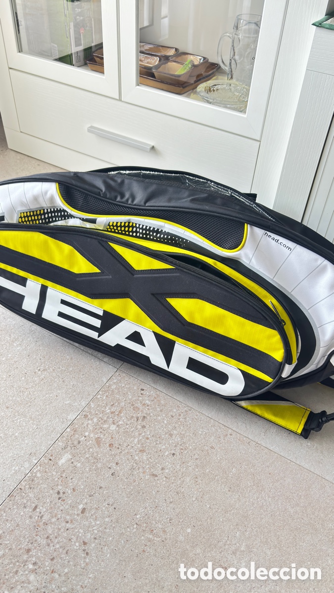 Coleccionismo deportivo: Bolsa para raquetas (Raquetero) Head