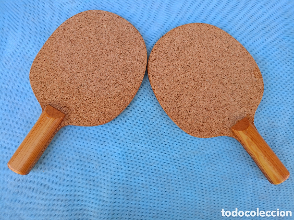 Coleccionismo deportivo: ANTIGUAS PALAS DE PING PONG SIN USAR - Foto 2
