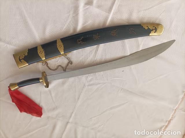Coleccionismo deportivo: Sable Chino Tradicional (Dao) de Entrenamiento para Wushu / Kung Fu - Con Vaina