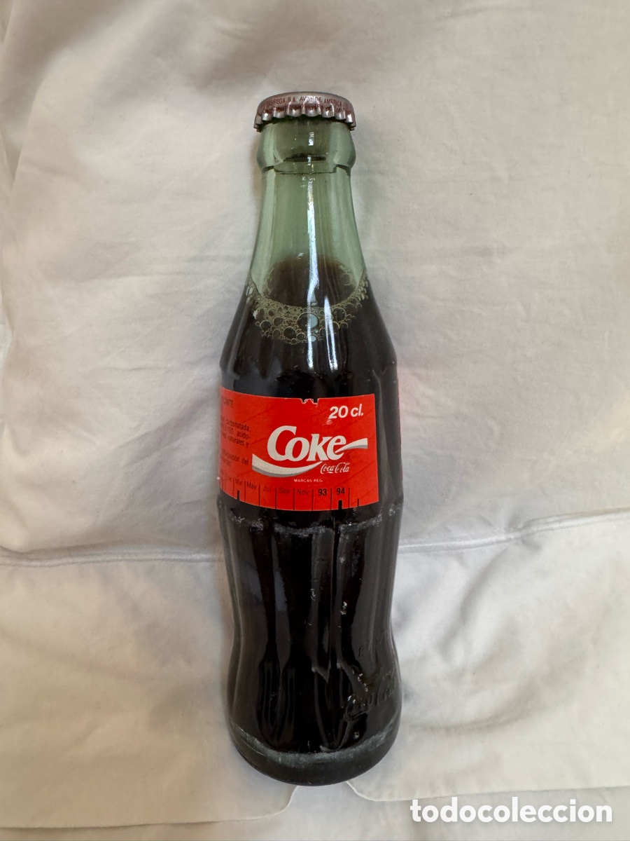 Coleccionismo deportivo: Tres botellas Coca Cola a&ntilde;o 92 - Foto 10