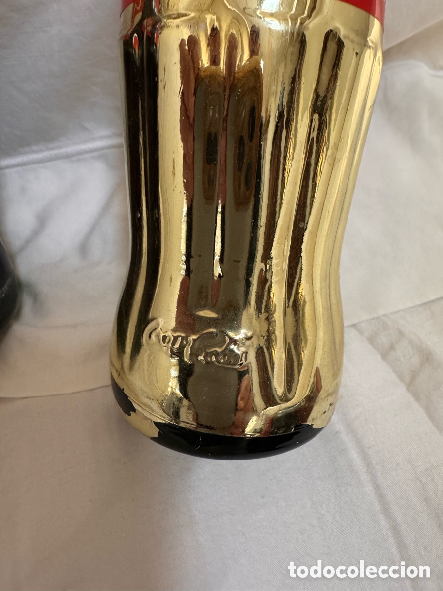Coleccionismo deportivo: Tres botellas Coca Cola a&ntilde;o 92 - Foto 11