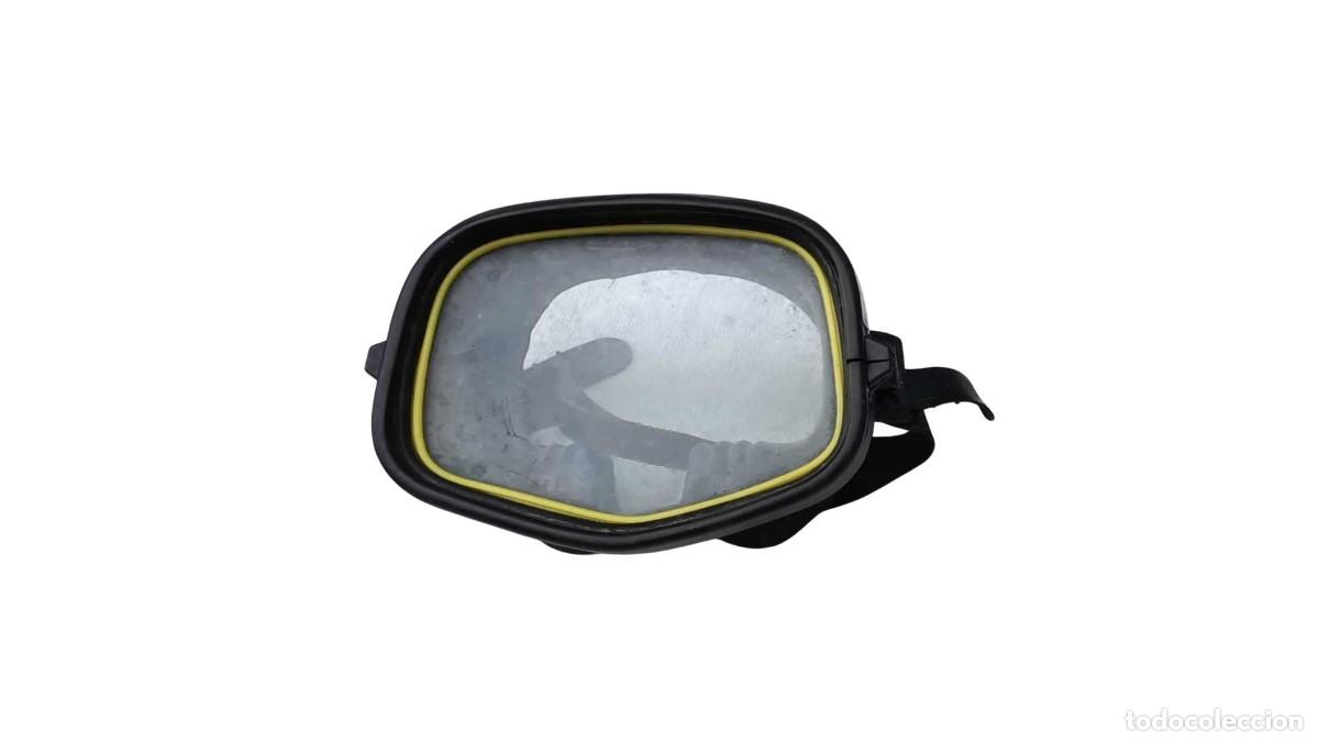 Coleccionismo deportivo: M&aacute;scara de Buceo Vintage Nemrod &ndash; Borde Amarillo &ndash; A&ntilde;os 70/80