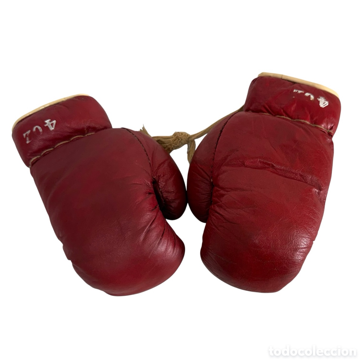 Coleccionismo deportivo: Guantes de boxeo antiguos
