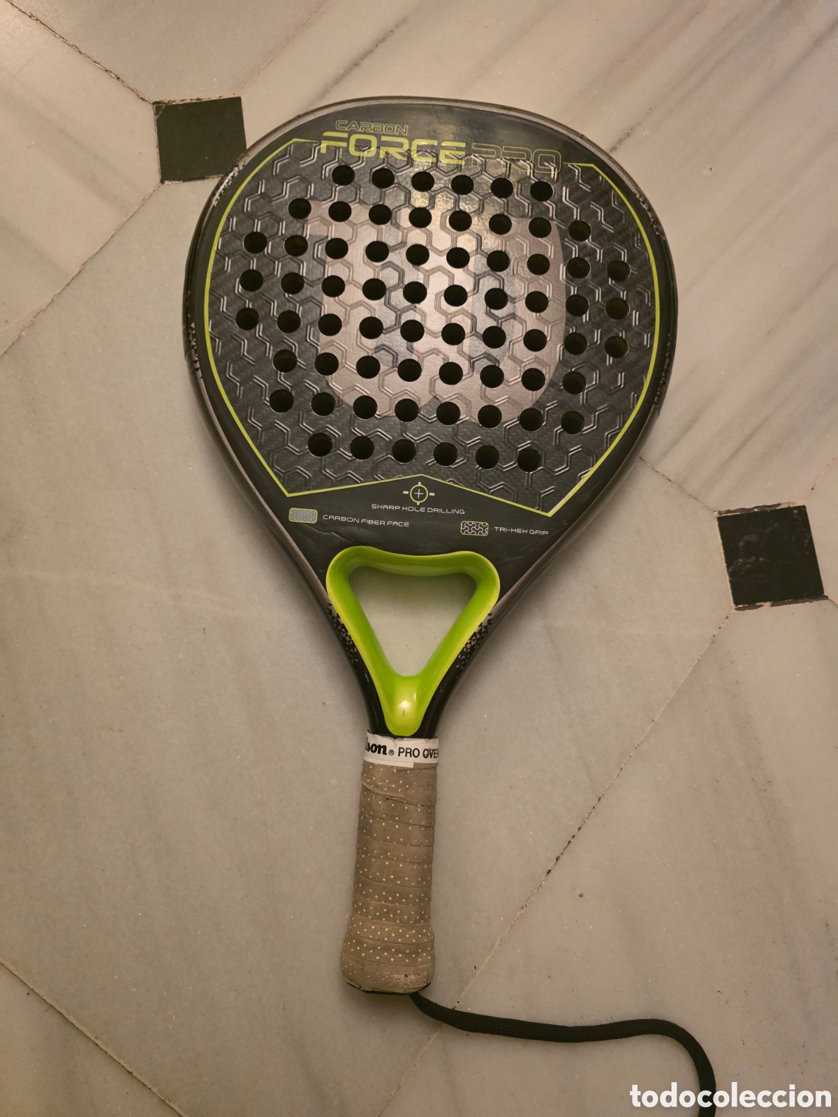 Coleccionismo deportivo: Pala wilson p&aacute;del Carbon Force Pro