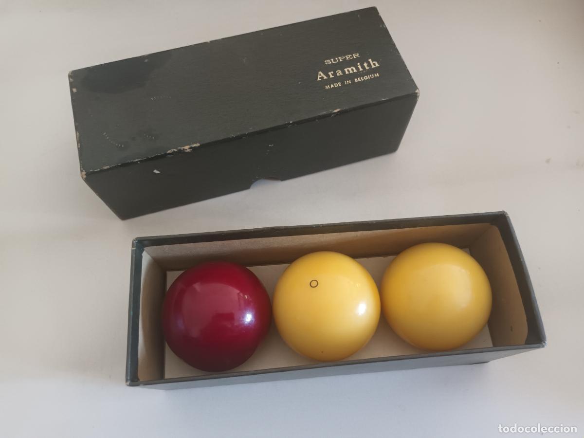 Coleccionismo deportivo: BOLAS BILLAR CARAMBOLA. SUPER ARAMITH. BELGIUM