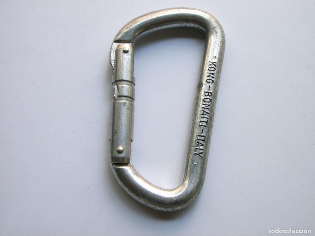Coleccionismo deportivo: MOSQUETON DE DURA - ALUMINIO KONG - BONAITI ITALIA