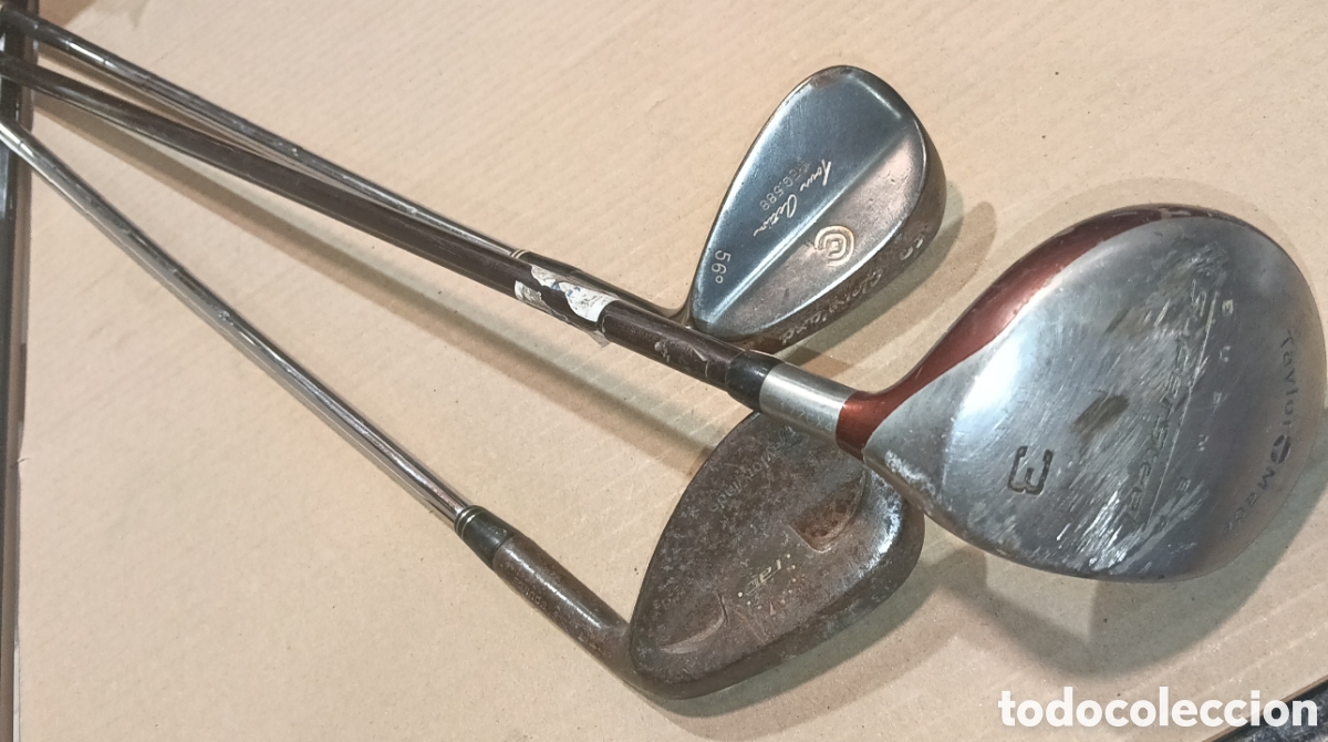 Coleccionismo deportivo: LOTE TRES PALOS GOLF - Foto 1