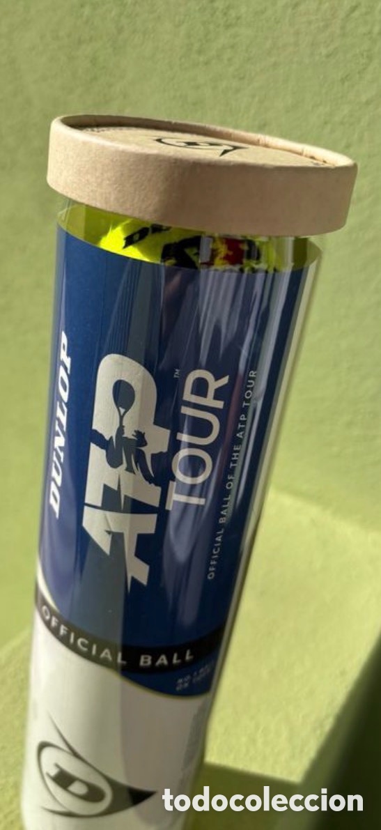 Sports collectibles: Set Pelotas Tenis Dunlop ATP Tour