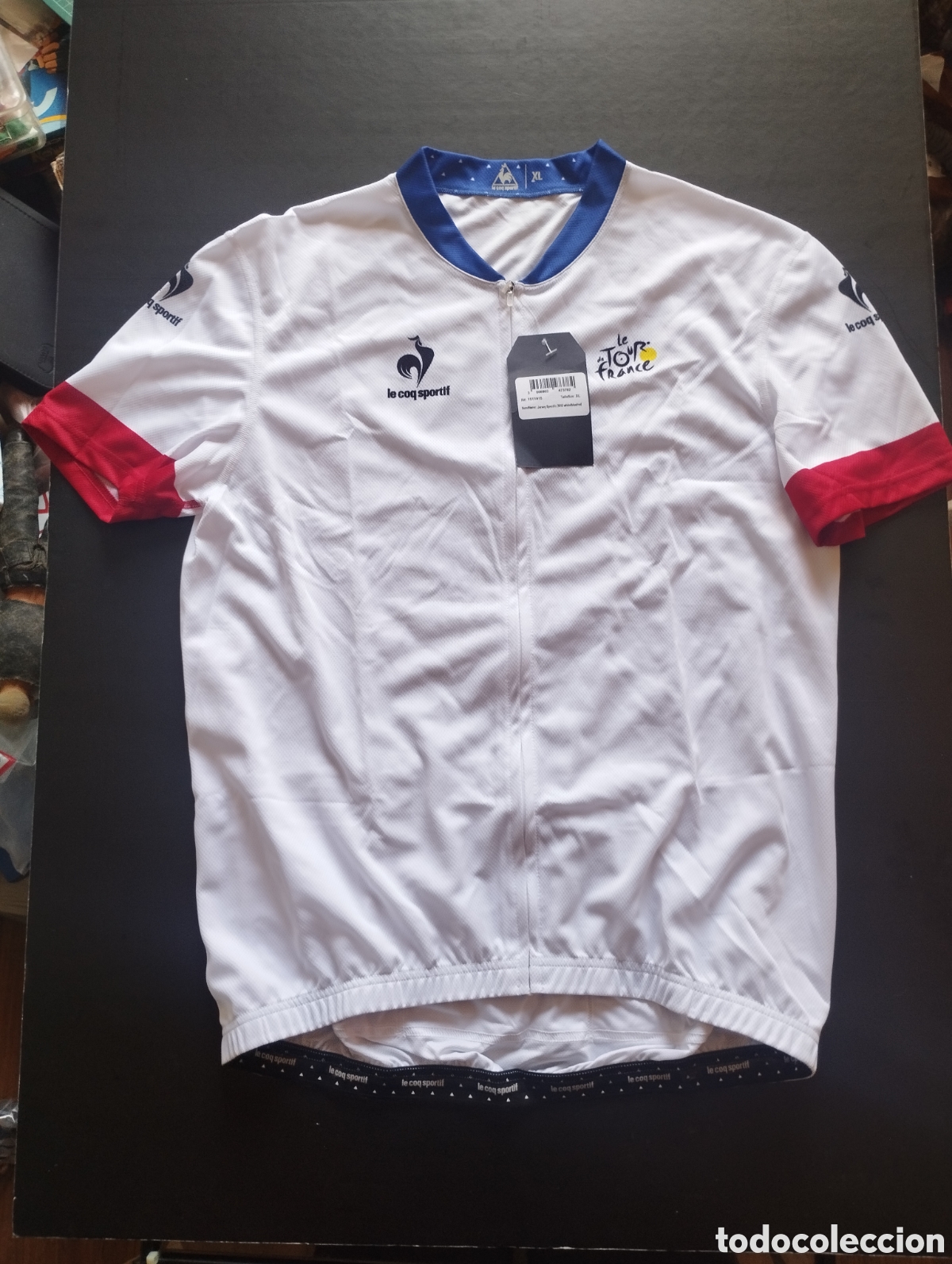 Coleccionismo deportivo: Maillot nuevo con etiqueta original Le Coq Sportif Event del Tour de Francia 2015. Talla XL.