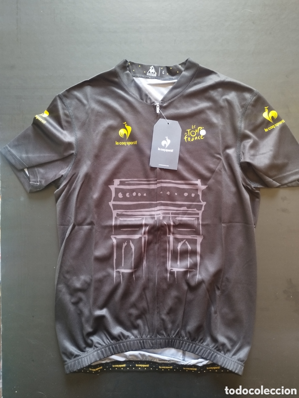 Coleccionismo deportivo: Maillot nuevo con etiqueta original Le Coq Sportif Event del Tour de France 2015 black