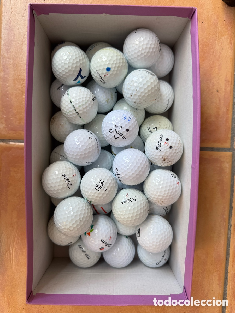 Coleccionismo deportivo: Lote 40 pelotas de golf
