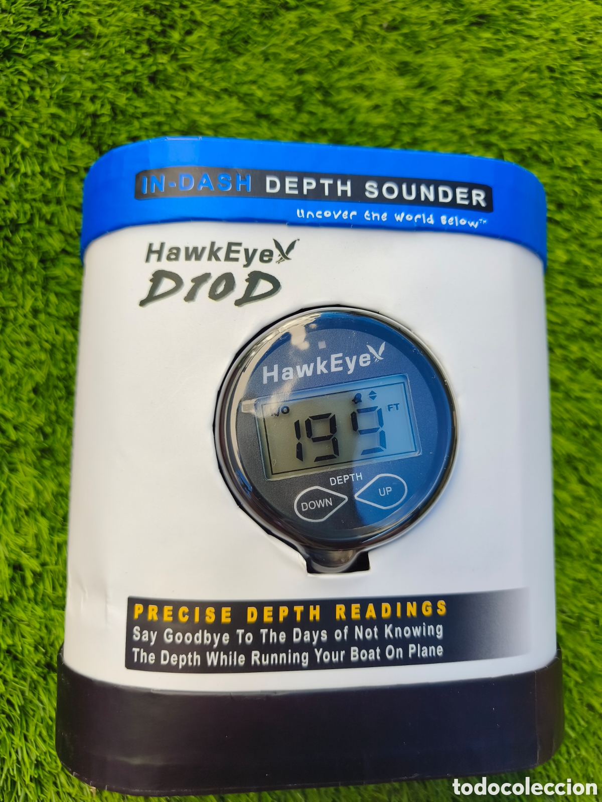 Coleccionismo deportivo: Sonda De Profundidad Digital Para Barco HawkEye D10D - In-Dash Depth Sounder