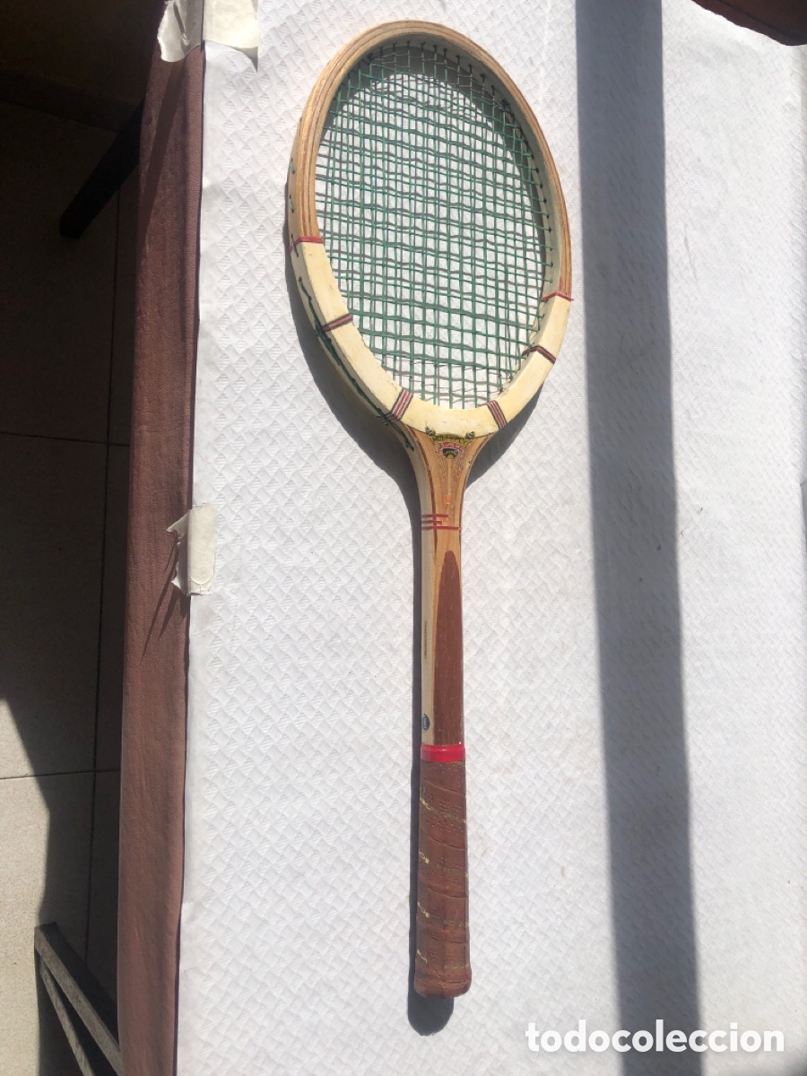 Coleccionismo deportivo: Antigua raqueta tenis de madera MULTYPLY SUPER
