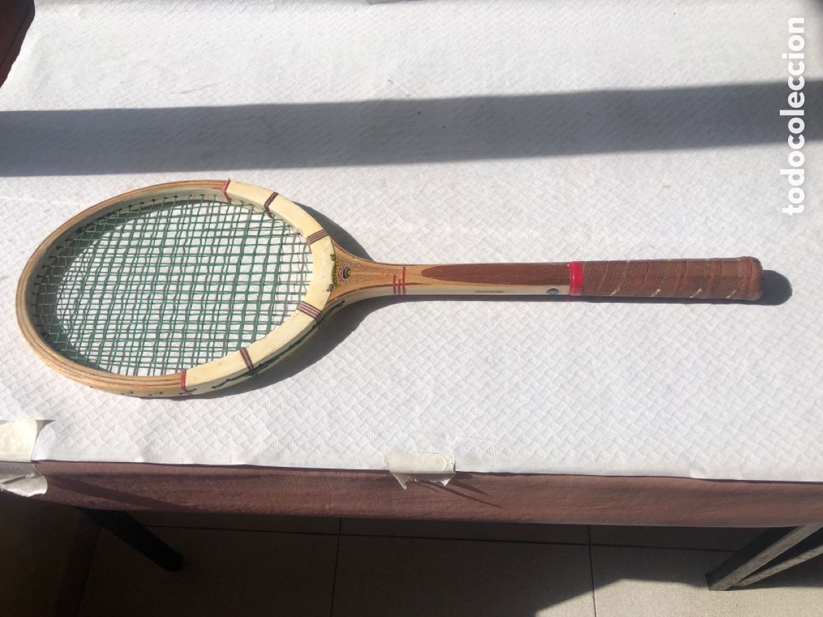 Coleccionismo deportivo: Antigua raqueta tenis de madera MULTYPLY SUPER