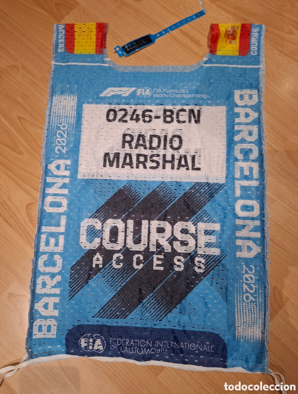 Coleccionismo deportivo: Peto Marshal F1 Barcelona 2026