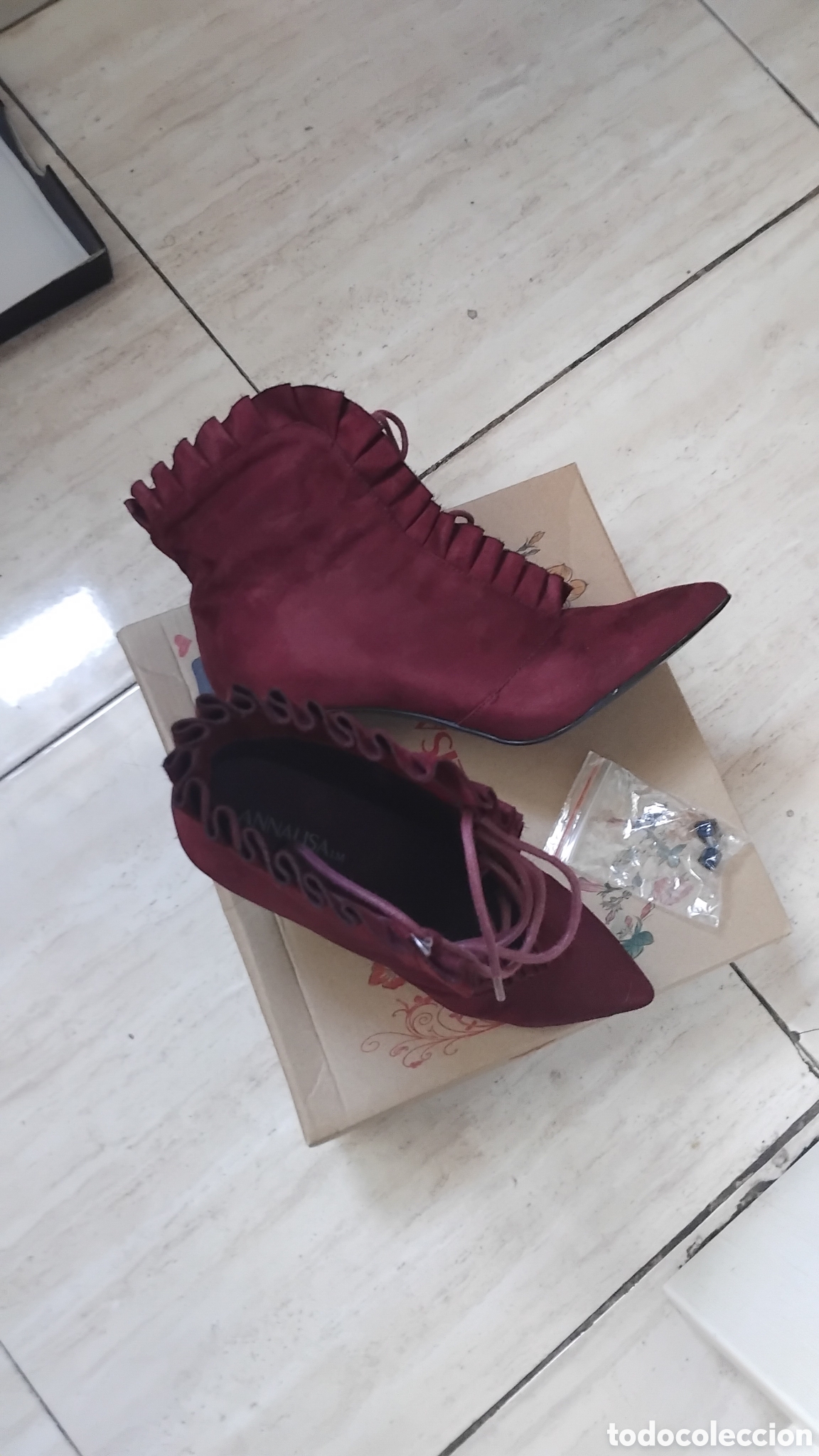 Coleccionismo deportivo: Botas mujer annalisa jm