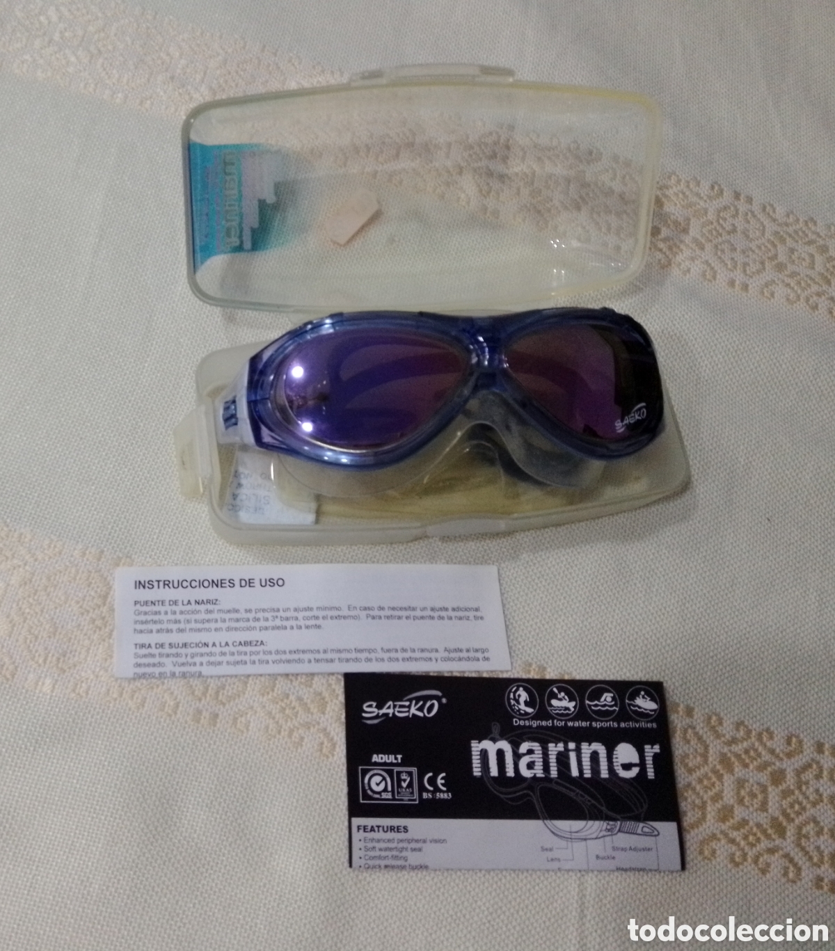 Coleccionismo deportivo: Gafas de buceo Marinero Saeko