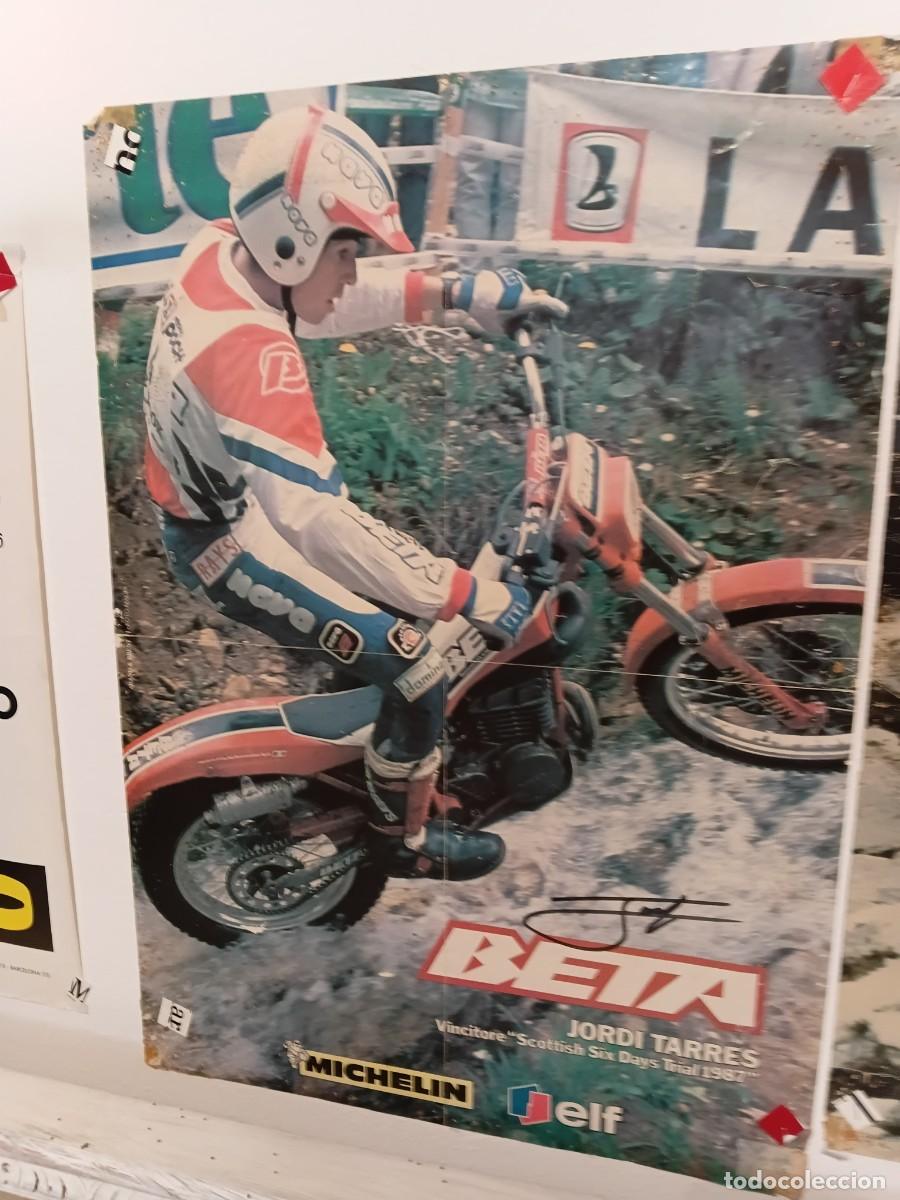 Coleccionismo deportivo: Poster de moto . BETA ..JORDI TARRES .