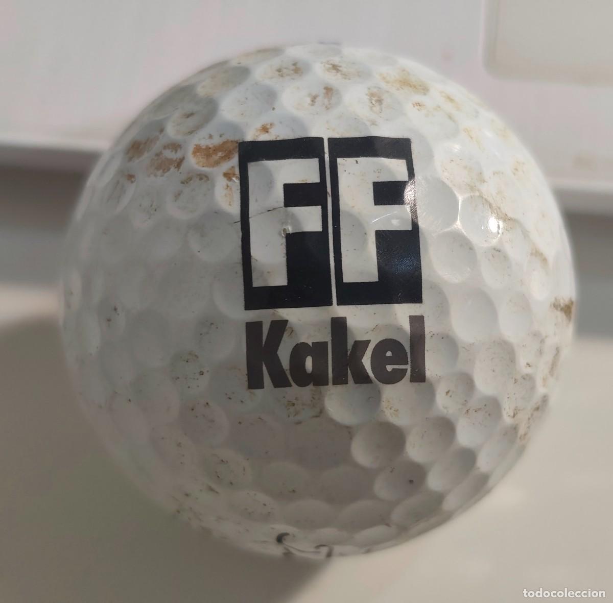 Coleccionismo deportivo: PELOTA DE GOLF - TITLEIST - PUBLICIDAD FF KAKEL - DISTRIBUIDOR SUECO - FOTOS ADICIONALES