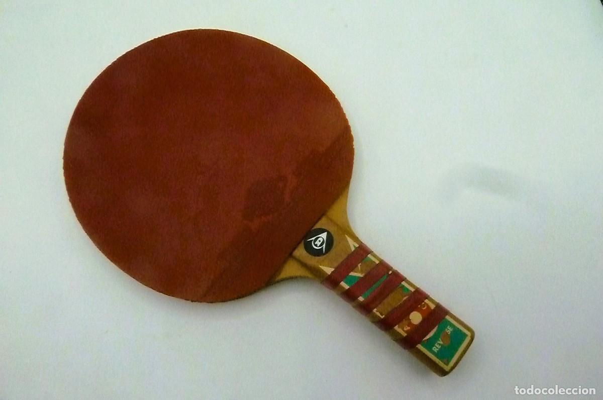 Coleccionismo deportivo: Antigua Pala Ping Pong Dunlop