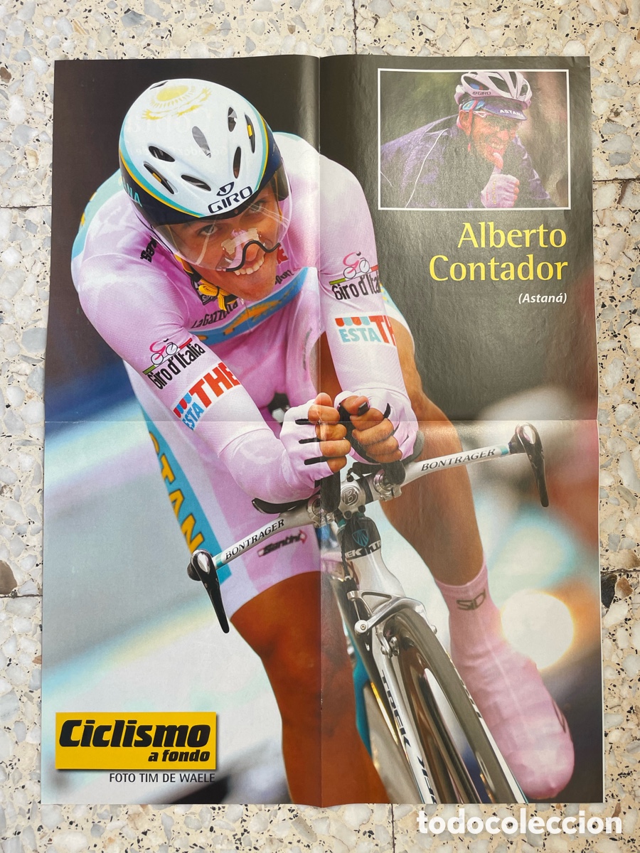 Coleccionismo deportivo: P&oacute;ster Alberto Contador