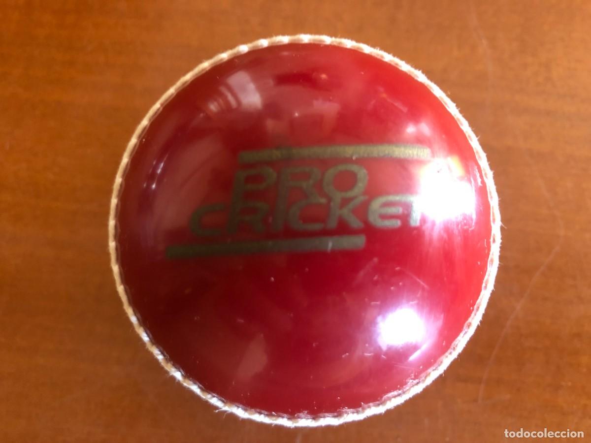 Coleccionismo deportivo: Bola de cricket INNREDDIE - Foto 3