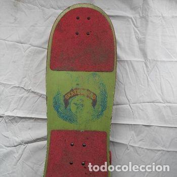 Coleccionismo deportivo: Monopat&iacute;n antiguo de madera DOLPHIN Sancheski style Old School 74 cm Vintage