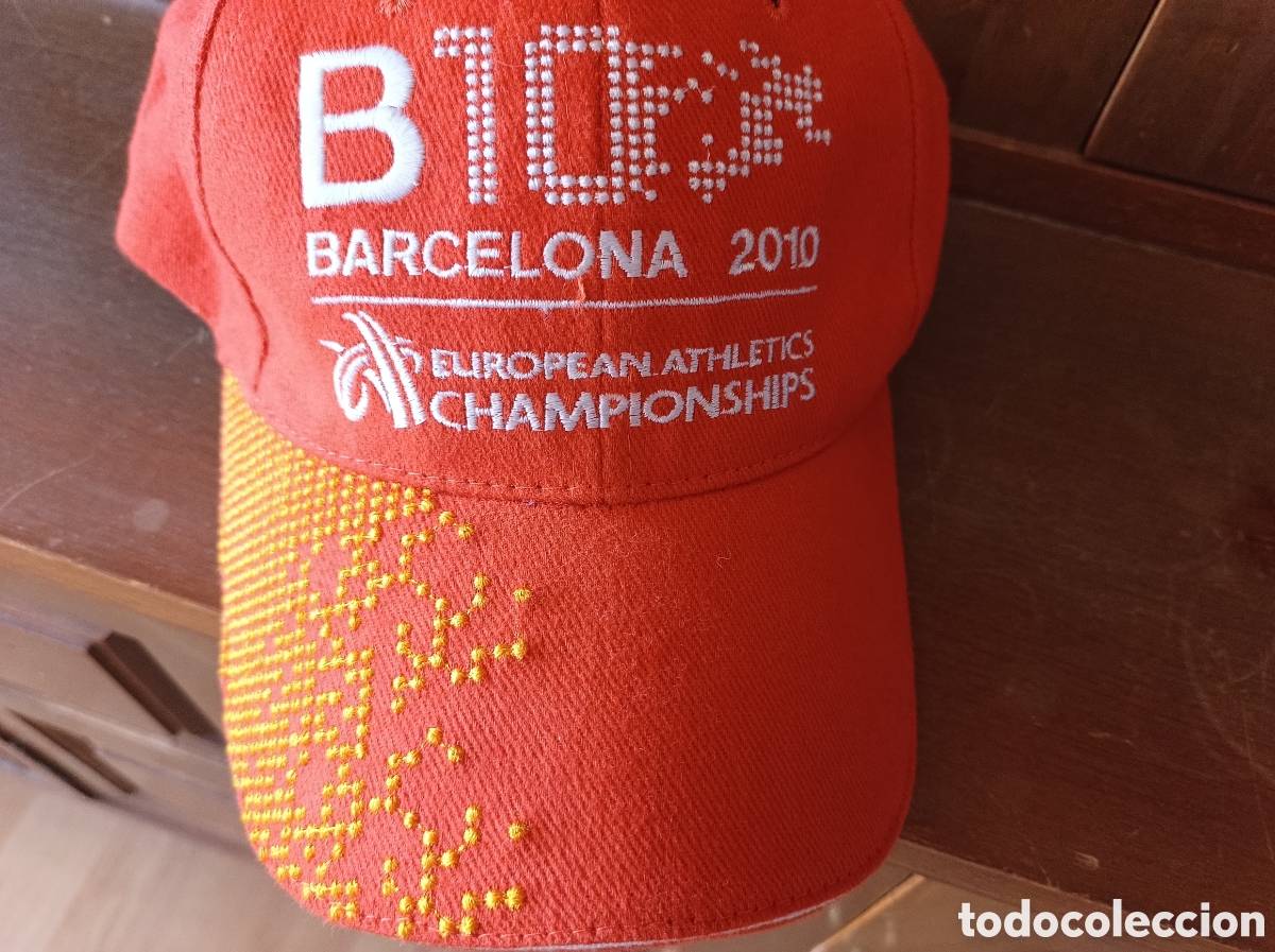 Coleccionismo deportivo: Gorra deportiva European Athletics Championships Barcelona 2010.