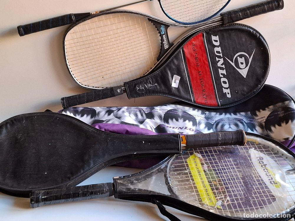 Sports collectibles: LOTE DE RAQUETAS O PALAS VARIAS PADEL