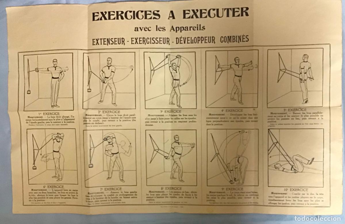 Coleccionismo deportivo: INVINCIBLE, APARATO DE GIMNASIA DE 1900 - Foto 5