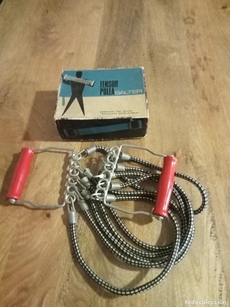 Coleccionismo deportivo: NUEVO COMPLETO!! ANTIGUO TENSOR POLEA-SALTER REF:413 HOMBRE 35 KGS-SPAIN A&Ntilde;OS 70/80