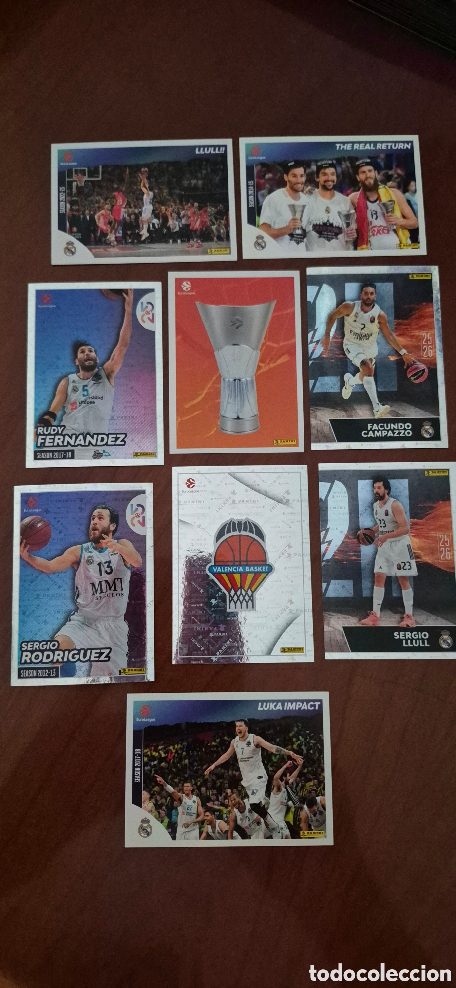 Sports collectibles: CROMOS EUROLIGA T.25 26 R.MADRID