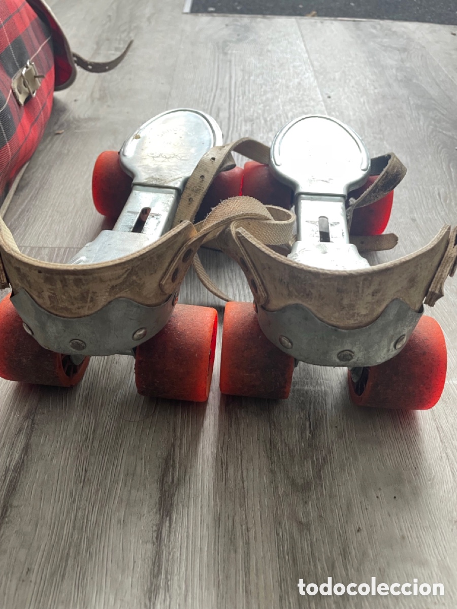 Coleccionismo deportivo: Patines antiguos Sancheski - Foto 2
